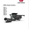 Massey Ferguson Combine Ideal 7 8 9 7T 8T 9T 7PL 8PL 9PL Operator Manual 1