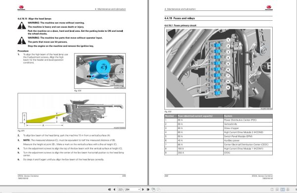 Massey Ferguson Combine Ideal 7 8 9 7T 8T 9T 7PL 8PL 9PL Operator Manual 2