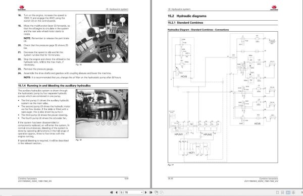 Massey Ferguson Combine MF7380 MF7382 Workshop Service Manual D3117800M4 2