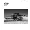Massey Ferguson Combine MF9005 Operator Manual ACW1493470 1