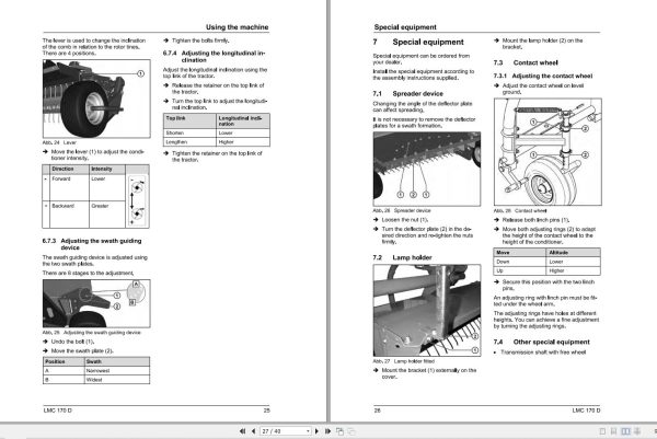 Massey Ferguson Conditioner LMC170D Operator Manual FEL1284920101 2