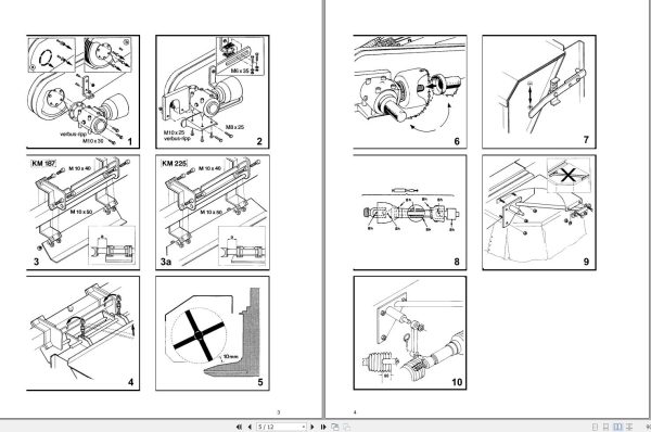 Massey Ferguson Conditioner MKC182 MKC222 Operator Manual FEL1276920101 2