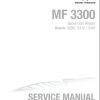 Massey Ferguson Corn Header 3308 3312 3316 Service Manual 4283583M3 1