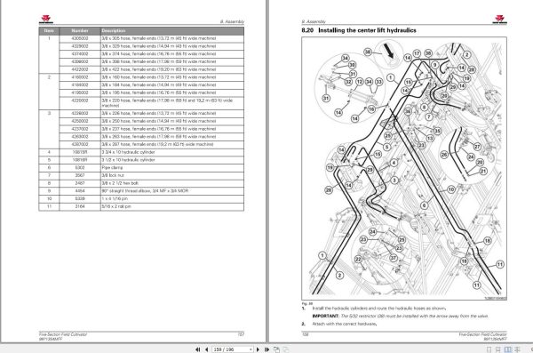 Massey Ferguson Cultivator 5056 Operator Manual 9971354MFF 2