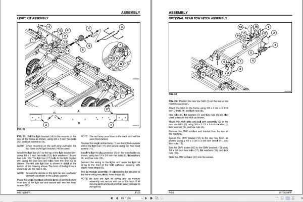 Massey Ferguson Cultivator 5135 Operator Manual 997762MFF 2