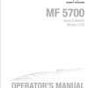 Massey Ferguson Cultivator 5750 Operator Manual 9971381MFA 1