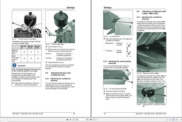 Massey Ferguson DM306TL DM306TL KC DM306TL RC Operator Manual FEL1376950101 2