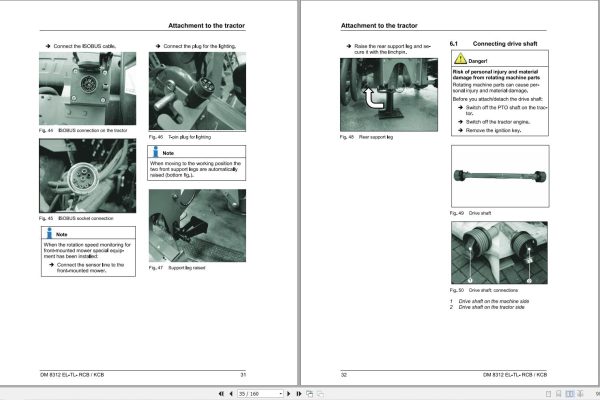 Massey Ferguson DM8312EL TL RCB DM8312EL TL KCB Operator Manual FEL1394560101 2