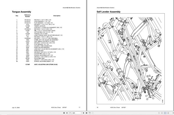 Massey Ferguson Disc Chisel 4530 Operator Manual 997807MFD 2
