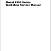 Massey Ferguson Disc Mower 1300 Series Workshop Service Manual 700724502 1