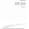 Massey Ferguson Disc Mower DM254FK Operator Manual FEL1719650101 1
