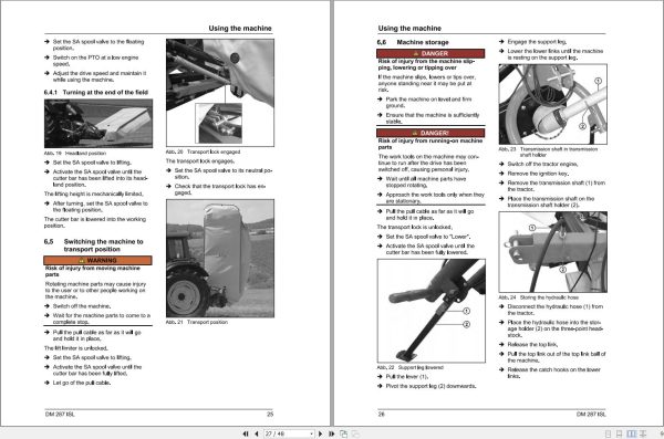 Massey Ferguson Disc Mower DM287ISL Operator Manual FEL1376380101 2