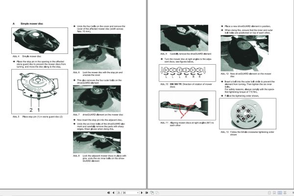 Massey Ferguson Disc Mower DM306TL Operator Manual FEL1284170101 2