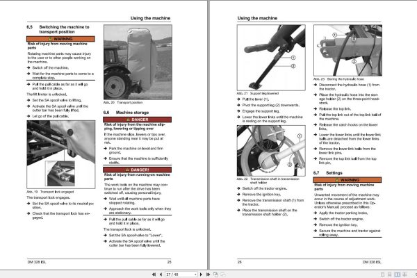 Massey Ferguson Disc Mower DM328ISL Operator Manual FEL1377020101 2