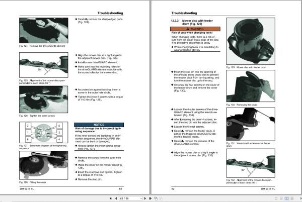 Massey Ferguson Disc Mower DM9314TL Operator Manual FEL1704980101 2