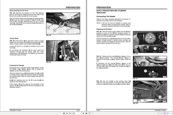 Massey Ferguson Draper Header 5200 Operator Manual 700735917D 2