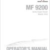 Massey Ferguson Draper Header 9250 Operator Manual 700738430G 1