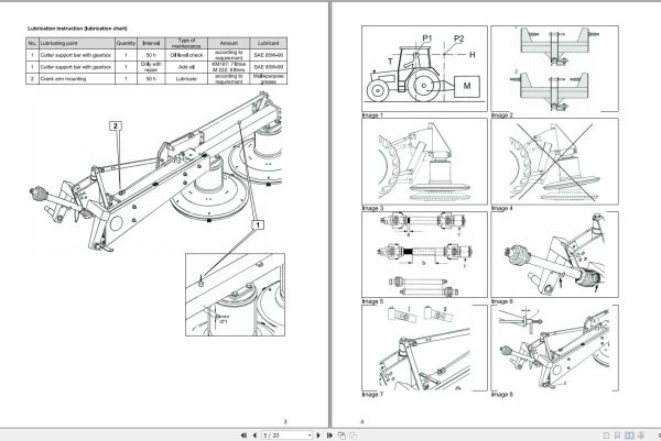 Massey Ferguson Drum Mower M182 M222 Operator Manual FEL1276250101 2