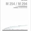 Massey Ferguson Drum Mower M254 M294 Operator Manual FEL1287120101 1