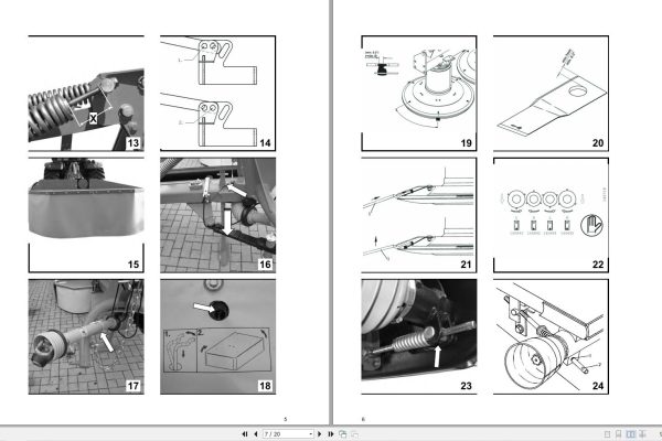 Massey Ferguson Drum Mower M254 M294 Operator Manual FEL1287120101 2