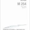 Massey Ferguson Drum Mower M254FP Operator Manual FEL1276170101 1