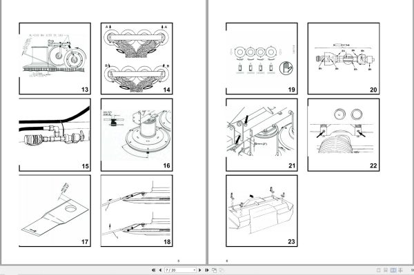Massey Ferguson Drum Mower M304FP M304FZ Operator Manual FEL12791601 2