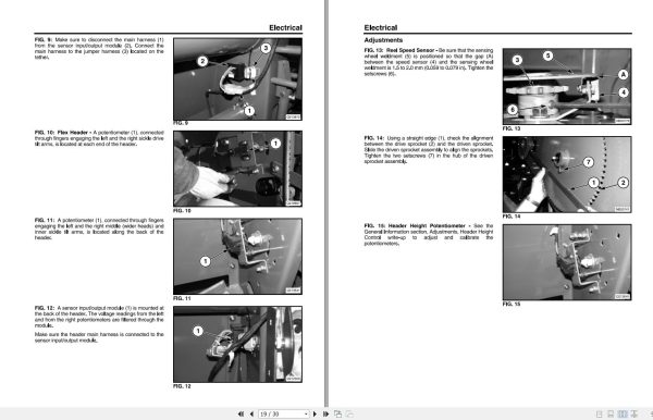 Massey Ferguson DynaFlex Draper Header 9250 Service Manual 4283402M2 2