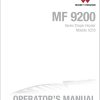 Massey Ferguson DynaFlex Draper Header 9255 Operator Manual 71483066B 1