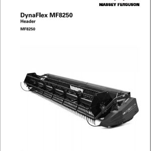 Massey Ferguson DynaFlex MF8250 Operator Manual 6297154M1 1