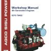 Massey Ferguson Engine Agco 4th Generation Workshop Manual 837079492 1