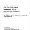 Massey Ferguson Engine Perkins 1106 Series Workshop Manual SEBU7784 00 1