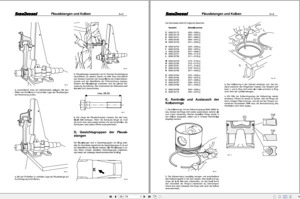 Massey Ferguson Engine Perkins 645 Workshop Manual DE 2
