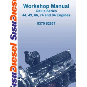Massey Ferguson Engine Sisu 44 49 66 74 84 Workshop Manual 837062637 1
