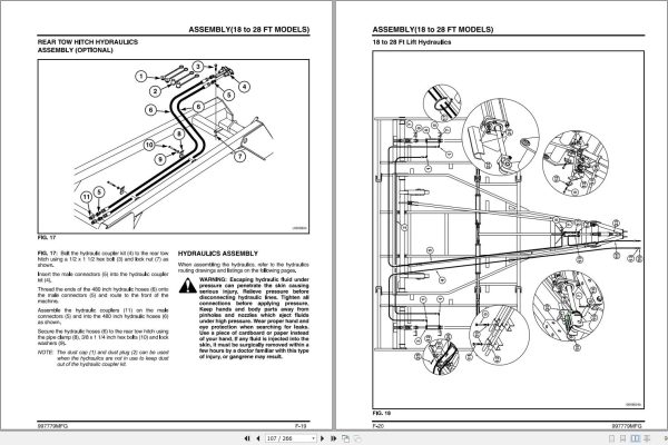 Massey Ferguson Field Cultivator 5035 Operator Manual 997779MFG 2