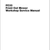Massey Ferguson Front Cut Mower FC33 Workshop Service Manual 4283356M1 1