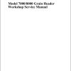 Massey Ferguson Grain Header 7000 8000 Workshop Service Manual 79023023 1