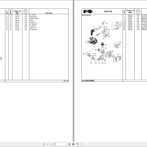 Massey Ferguson Harvester MF32 Repair Time Schedule 6285413M3 PT 1