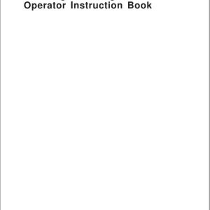 Massey Ferguson Large Rectangular Baler 187 Operator Manual 700721914A 1