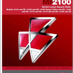 Massey Ferguson Large Square Baler 2140 to 2190CE Operator Manual 700736943D 1
