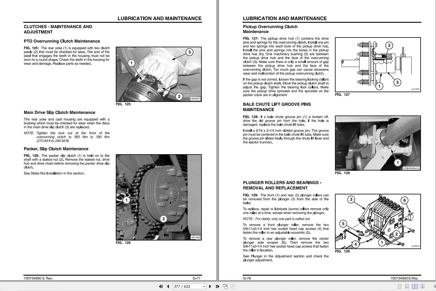 Massey Ferguson Large Square Baler MF2100 Series Operator Manual 700734990E 2