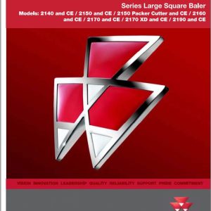 Massey Ferguson Large Square Baler MF2100 Series Operator Manual 700736943D 1