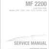 Massey Ferguson Large Square Baler MF2240 Series Service Manual 4283515M2 1