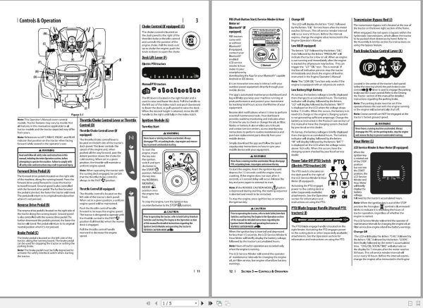 Massey Ferguson Lawn Garden Tractor SA42 20SD Operator Manual 769 12412A 1