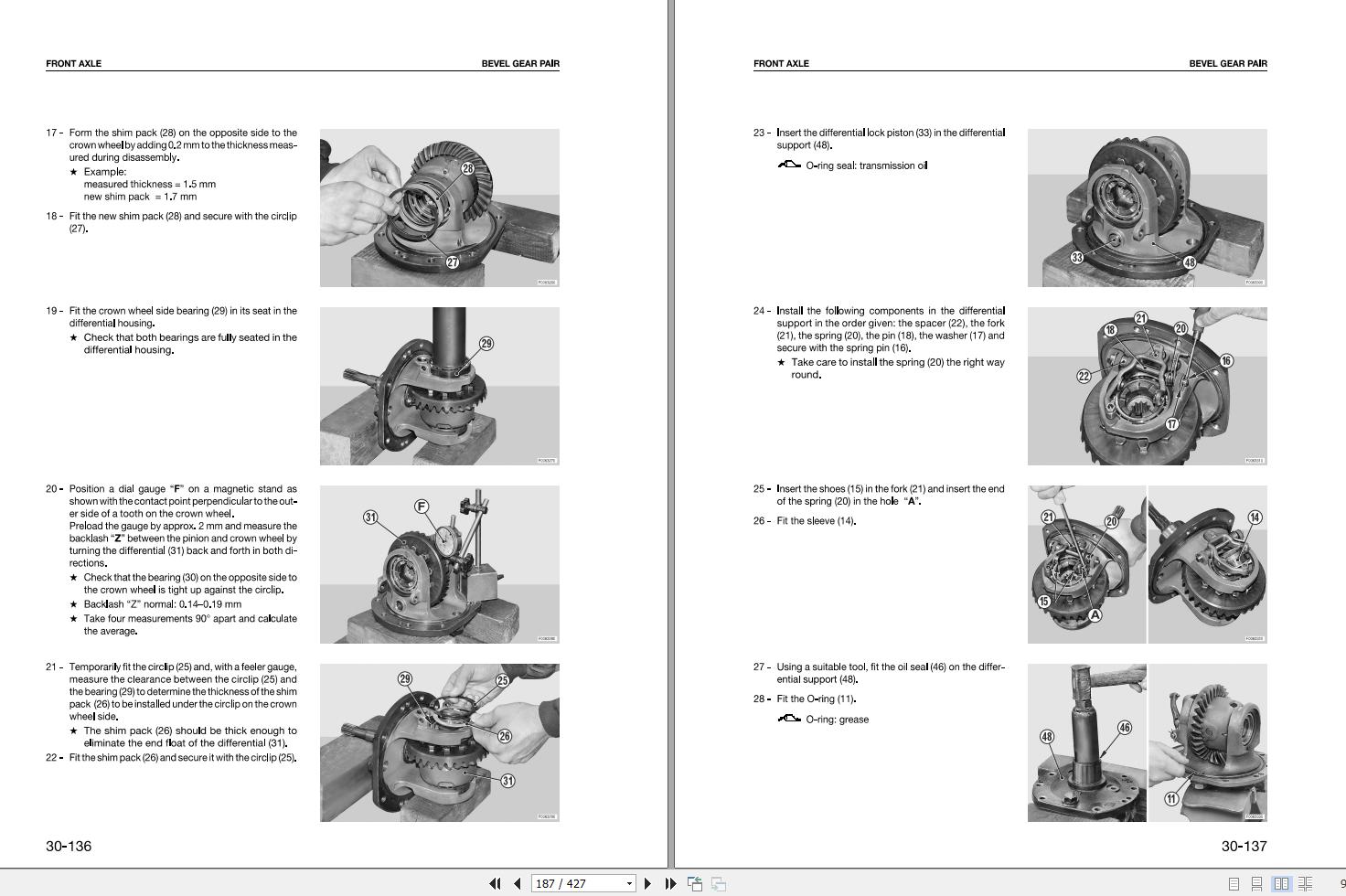 Massey Ferguson MF 2400 Series Tractors Workshop Service Manual 2