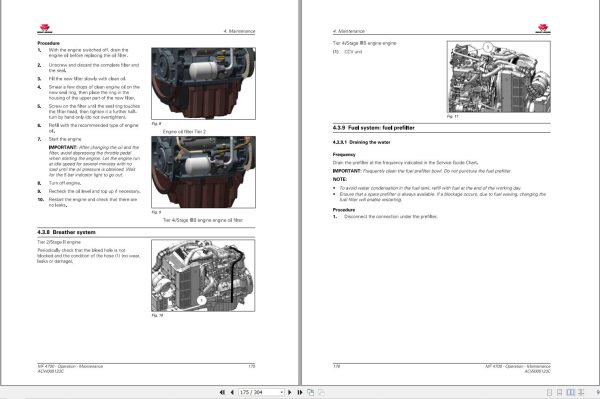 Massey Ferguson MF4707 MF4708 MF4709 Operator Manual 2