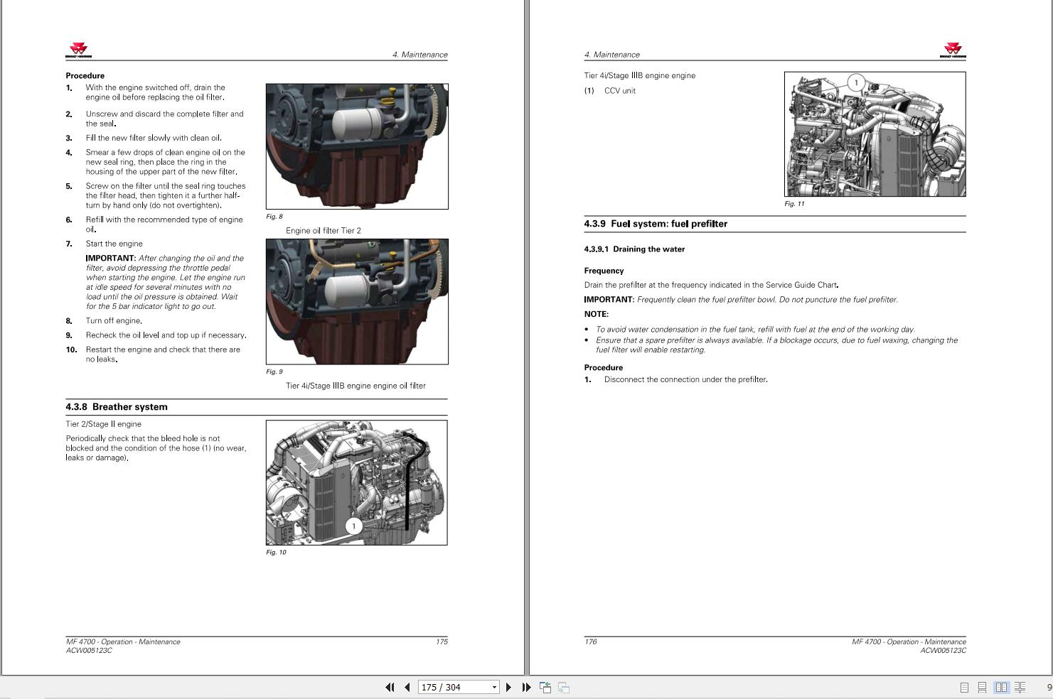Massey Ferguson MF4707 MF4708 MF4709 Operator Manual 2