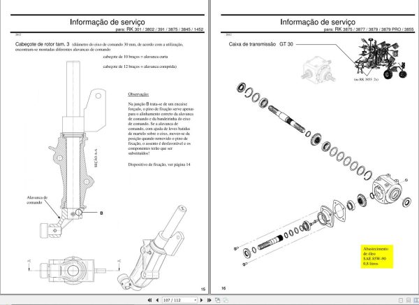 Massey Ferguson MFRK3802DN MFRK3814DN MFRK3875 Workshop Manual 6316768M1 PT 2