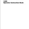 Massey Ferguson Mower 1359 Operator Instruction Manual 700726920A 1