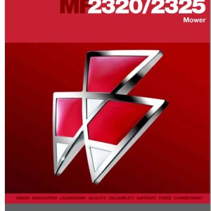 Massey Ferguson Mower 2320 2325 Operator Manual 1449554M4 1