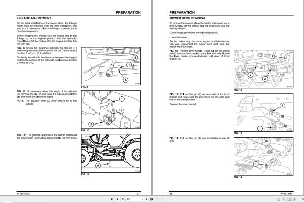 Massey Ferguson Mulching Mower 2315 Operator Manual 1449573M2 2